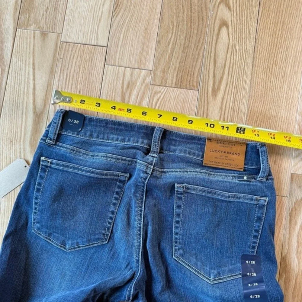 Lucky Brand Lolita Skinny Blue Wash Raw Hem Jeans Womens 6/28 NWT - Picture 7 of 7